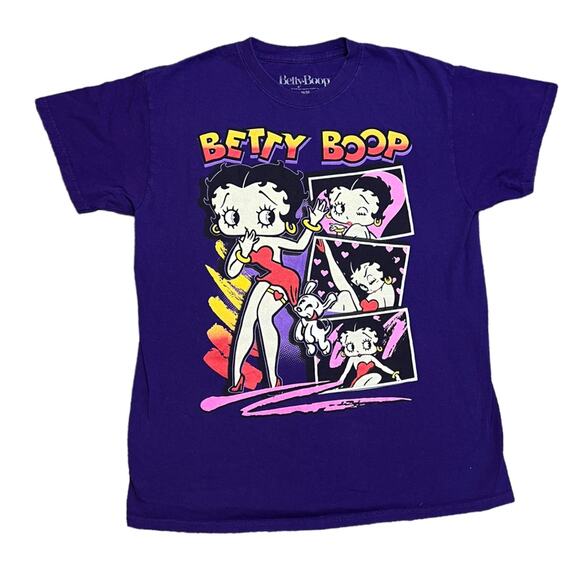 Purple Betty boop tee size medium - Picture 1 of 5